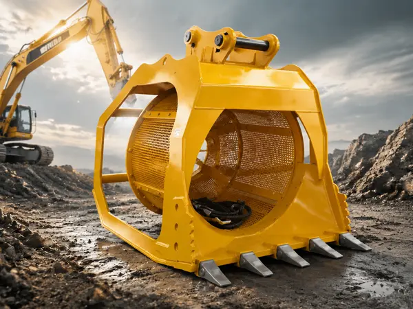 Roterande siktskopa för grävmaskin: Gör materialbearbetningen till en sömlös process